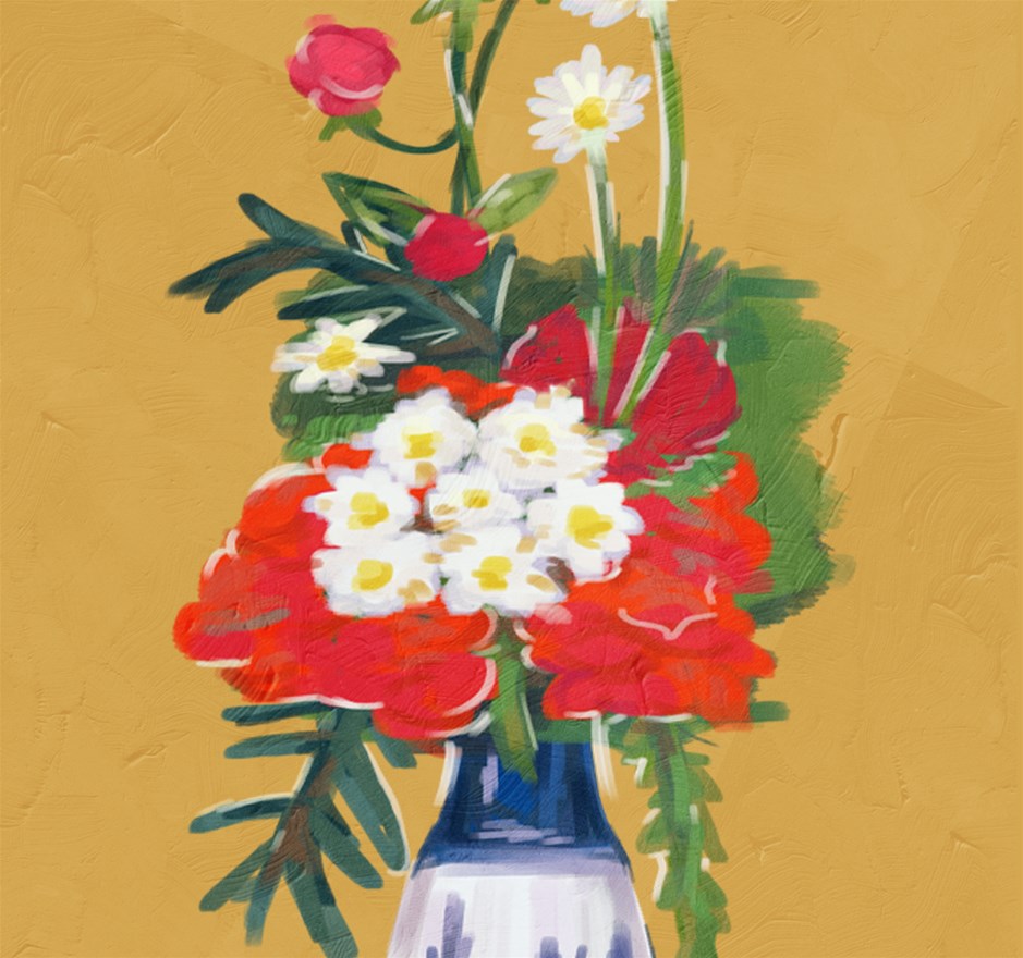 Maxi Kunstclub: Bloemen in een vaas